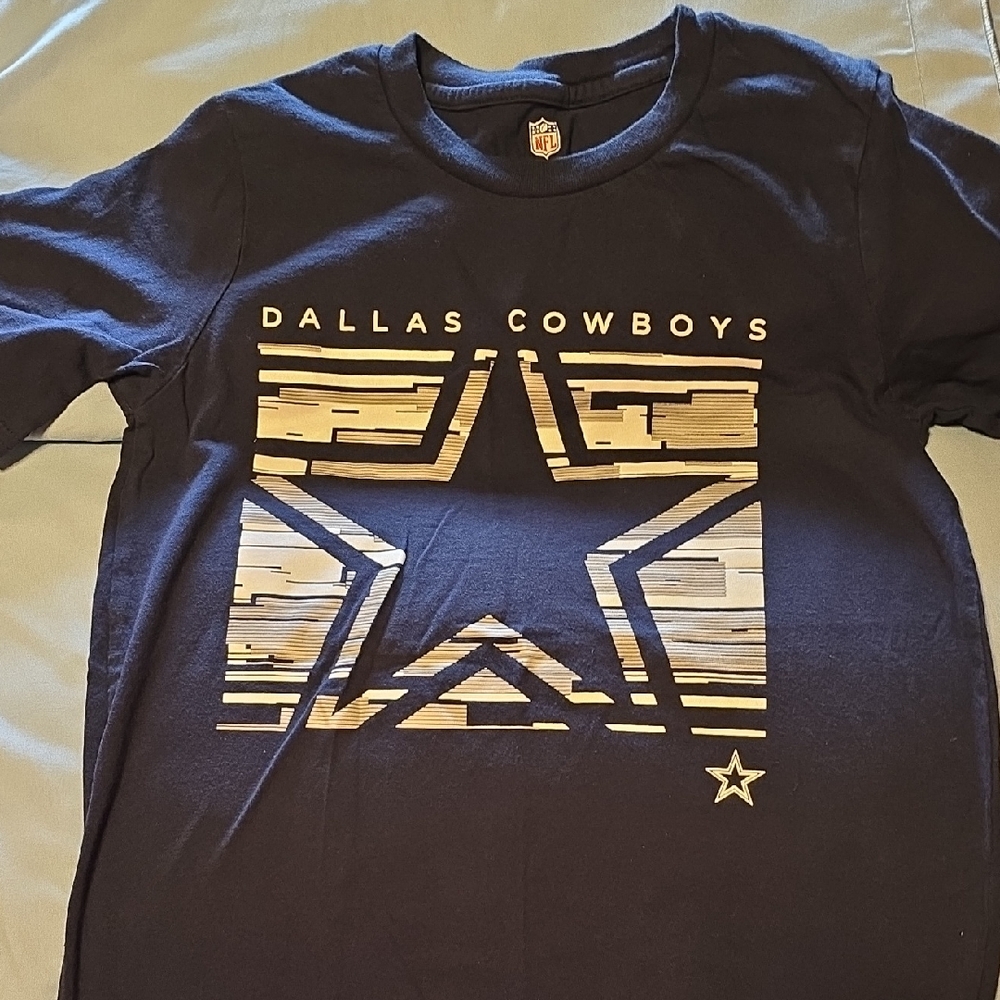 NFL Dallas Cowboys Navy Blue Kids Short Sleeve Tee